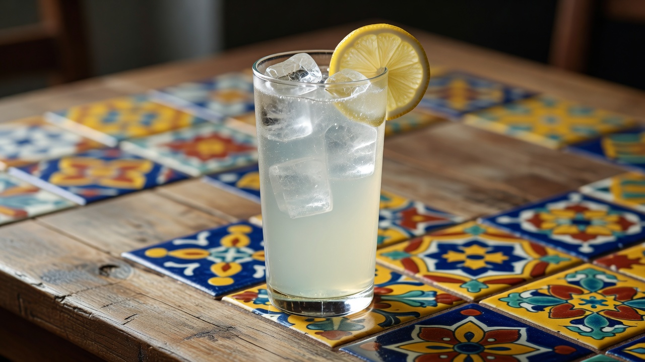 Lynchburg Lemonade servido en vaso alto