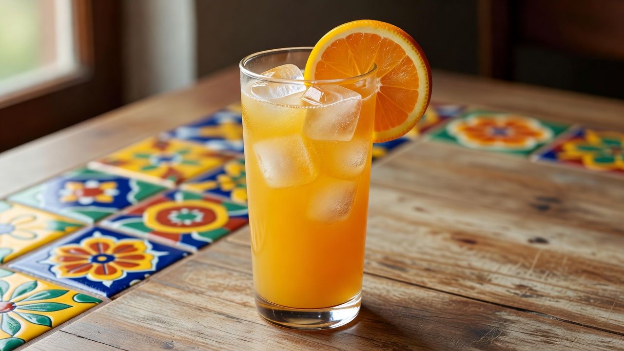 Desarmador servido en vaso alto (highball)