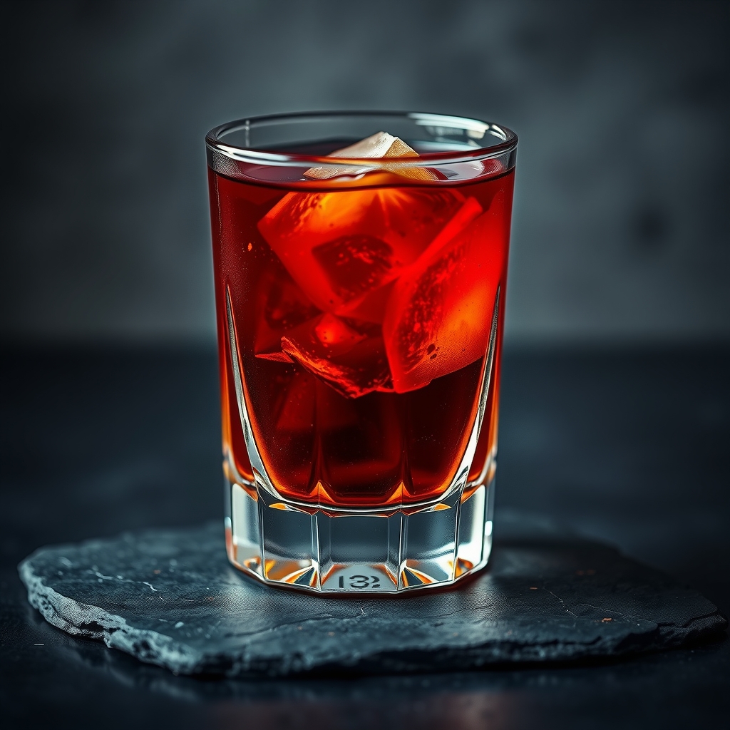 Mezcalita servido en old fashioned